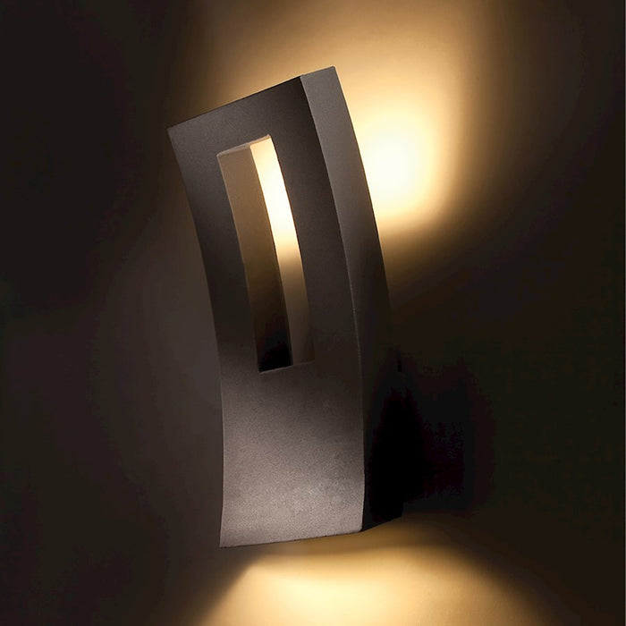 Modern Forms Dawn 2 Light 16" LED Wall Light/3000K, Bronze