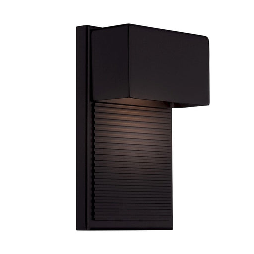 Modern Forms Hiline 2 Light 8" LED Wall Light/3000K, Black - WS-W2308-BK