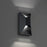 Modern Forms Maglev 1Lt 10" LED Wall Light, 3-CCT/3000K, Black