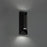 Modern Forms Maglev 2Lt 16" LED Wall Light, 3-CCT/3000K, Black