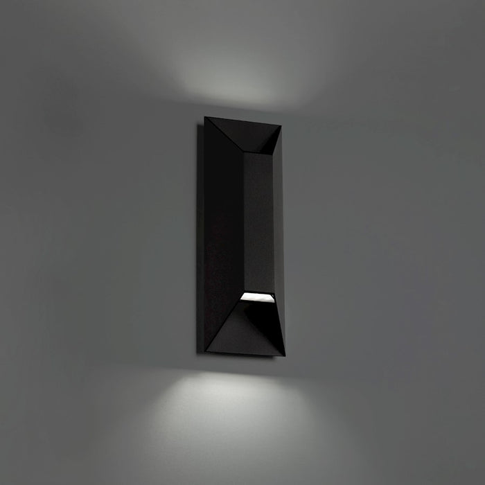 Modern Forms Maglev 2Lt 16" LED Wall Light, 3-CCT/4000K, Black