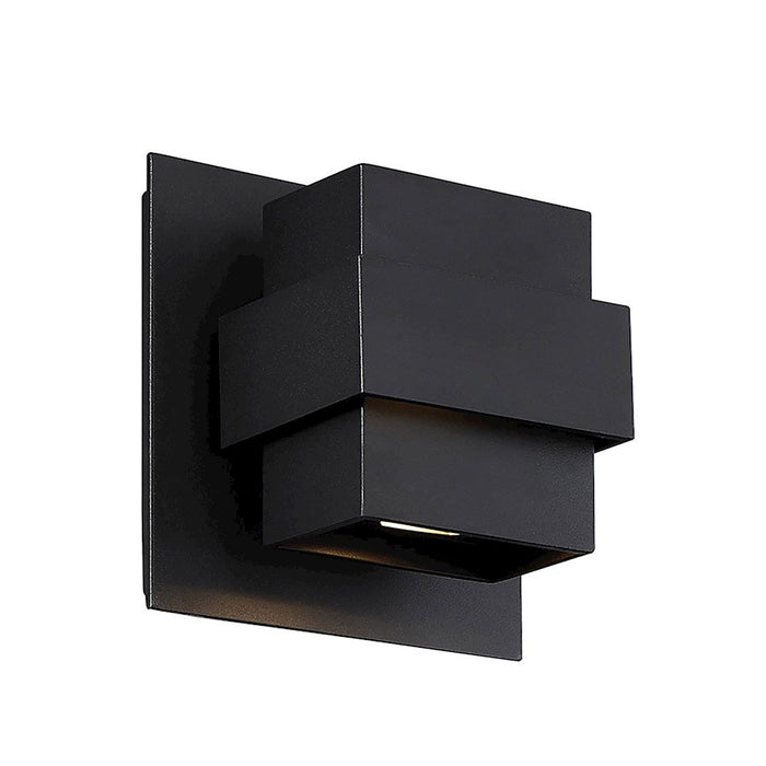 Modern Forms Pandora 2 Light 7" LED Wall Light/3000K, Black - WS-W30507-BK