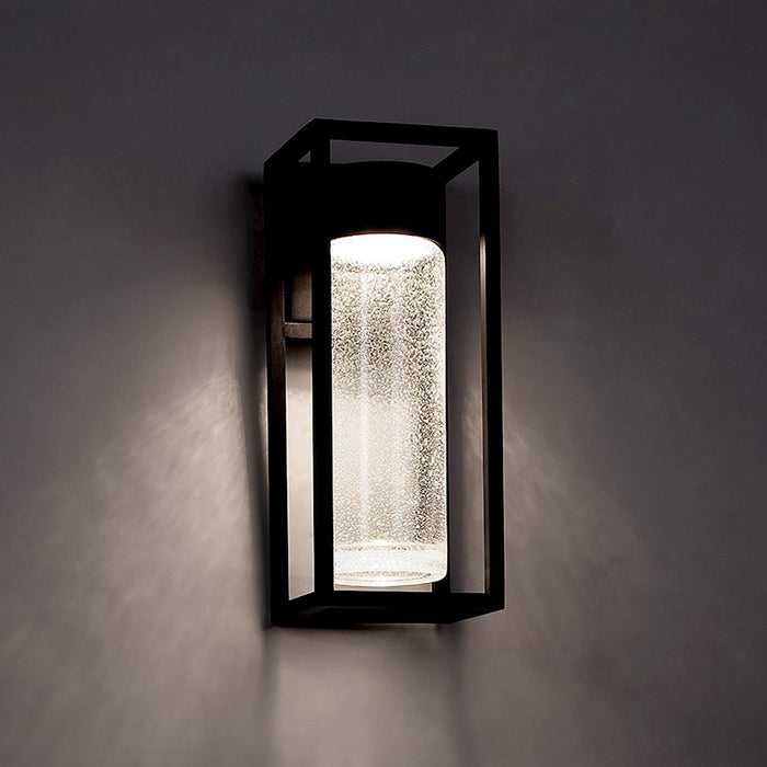 Modern Forms Structure 1 Light 16" LED Wall Light/3000K, Black