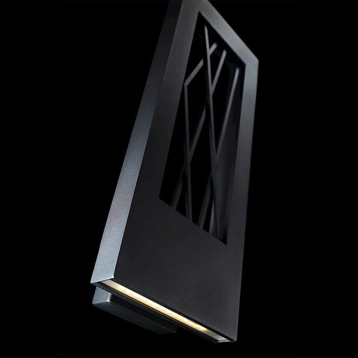 Modern Forms Twilight 2 Light 21" LED Wall Light/3000K, Black