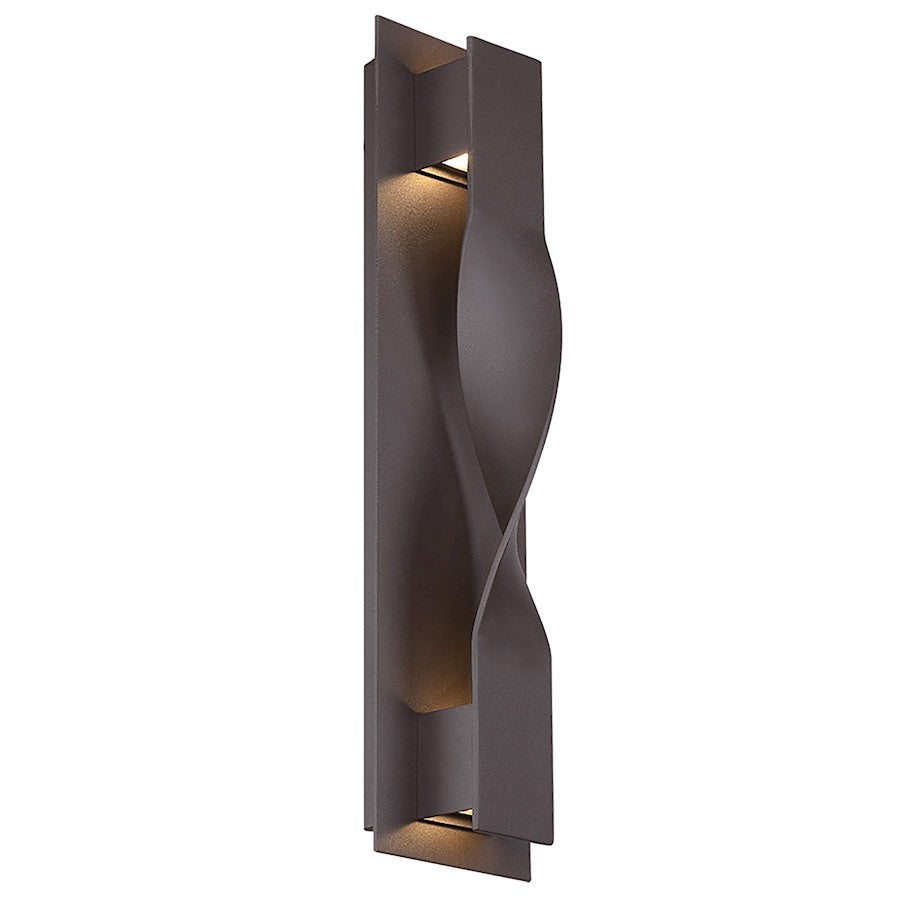 Modern Forms Twist 2 Light LED Wall Light/3000K, Bronze - WS-W5620-BZ