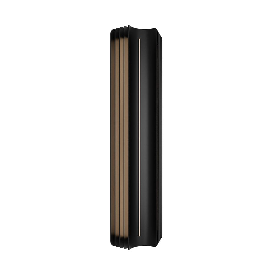 Modern Forms Kane 1Lt 24" LED Outdoor Wall Light/3500K, Black - WS-W56524-35-BK