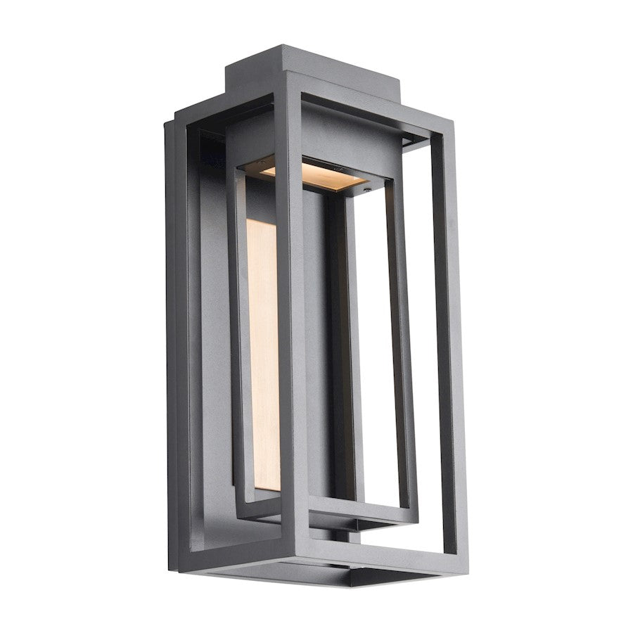 Modern Forms Dorne 1Lt 14" LED Wall Light/3000K Black Brass - WS-W57014-BK-AB