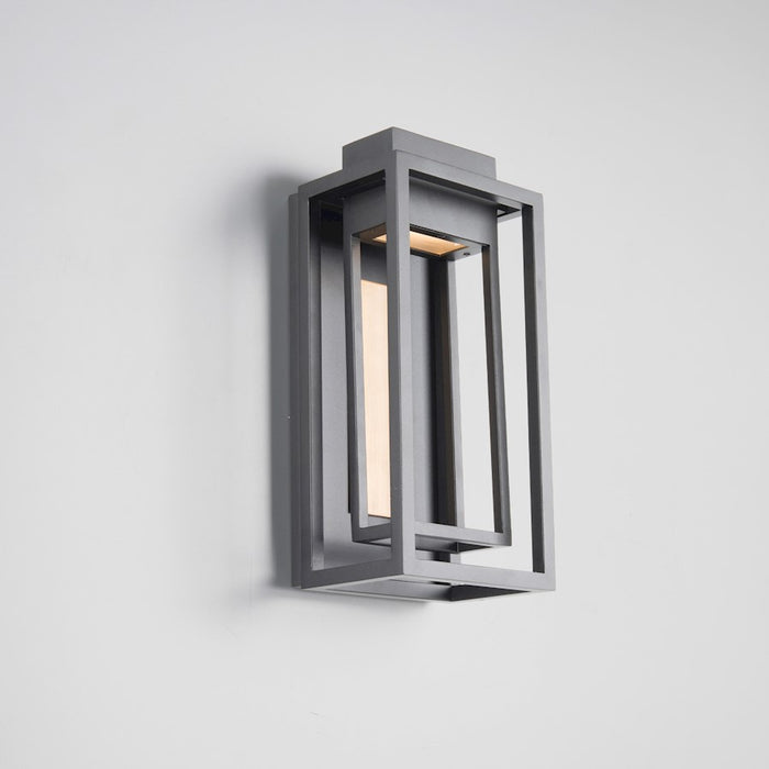 Modern Forms Dorne 1Lt 14" LED Wall Light/3000K Black Brass