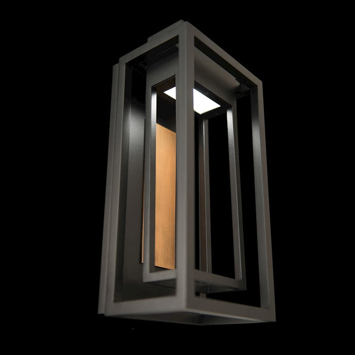 Modern Forms Dorne 1Lt 14" LED Wall Light/3000K Black Brass