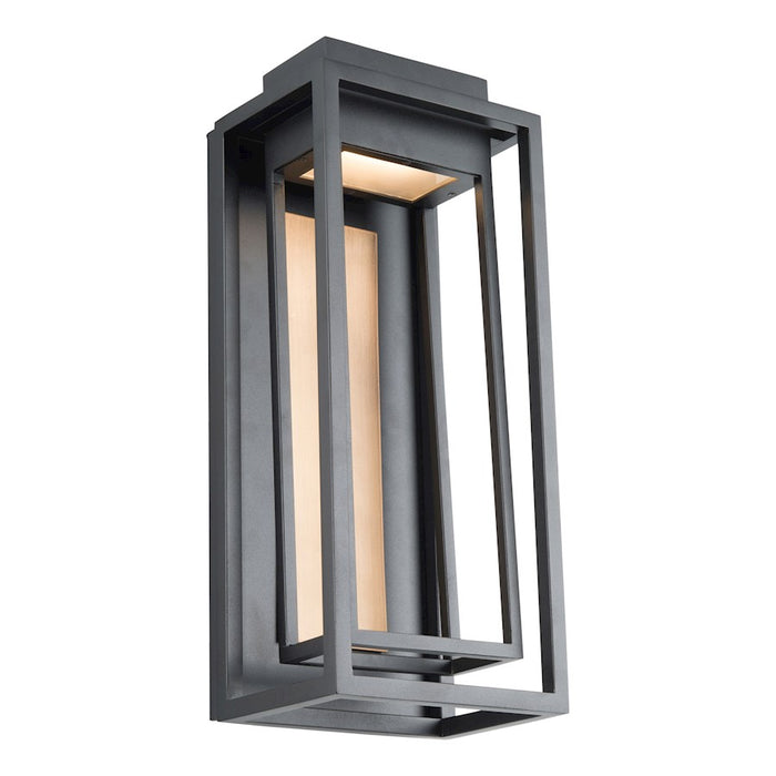 Modern Forms Dorne 1Lt 18" LED Wall Light/3000K Black Brass - WS-W57018-BK-AB