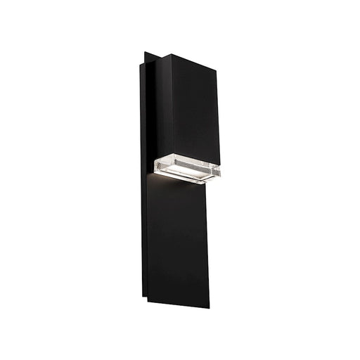 Modern Forms Draped 1Lt 18" LED Outdoor Wall/2700K, Black - WS-W60418-27-BK