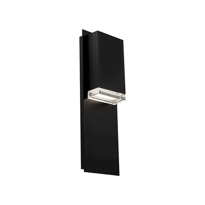 Modern Forms Draped 1Lt 18" LED Outdoor Wall/3500K, Black - WS-W60418-35-BK