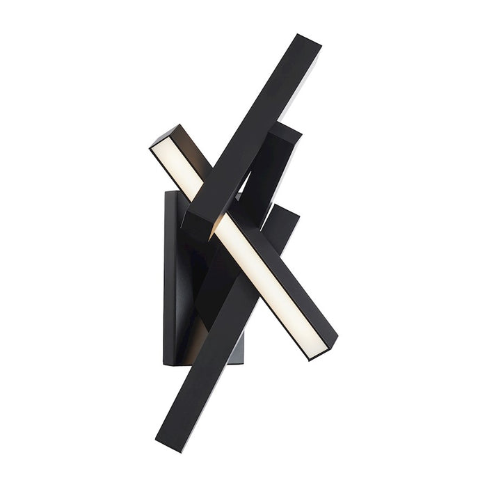 Modern Forms Chaos 4 Light 24" LED Wall Sconce/3000K, Black - WS-W64824-BK