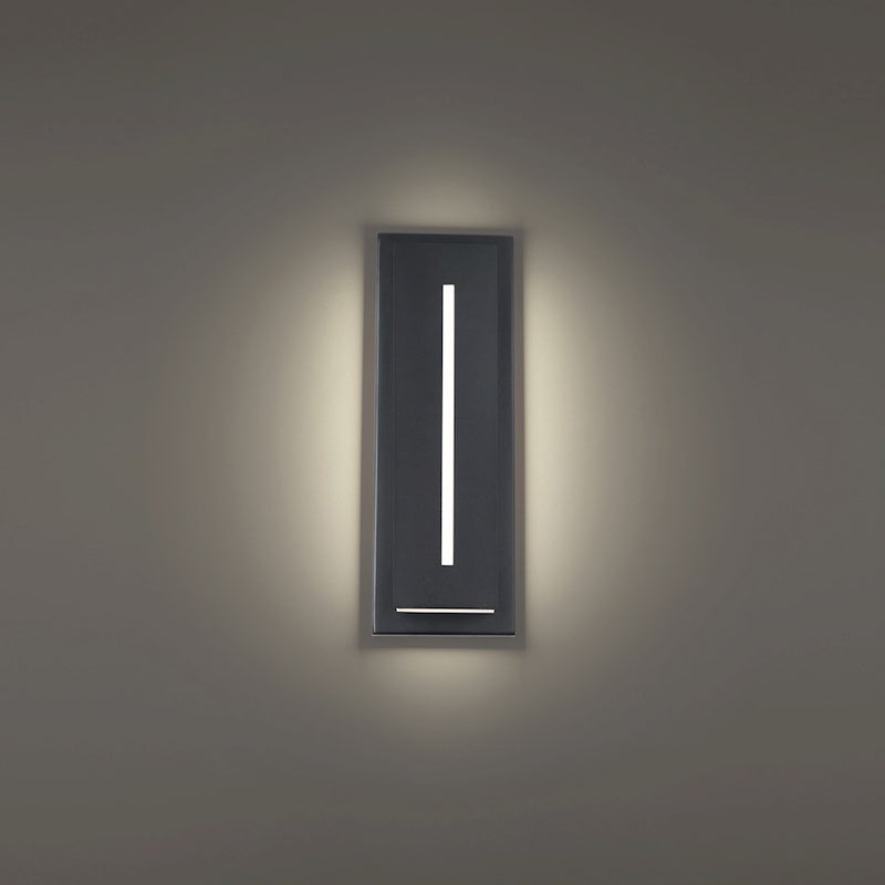 Modern Forms Midnight 1Lt 16" LED Wall, 3-CCT 3000K, Black