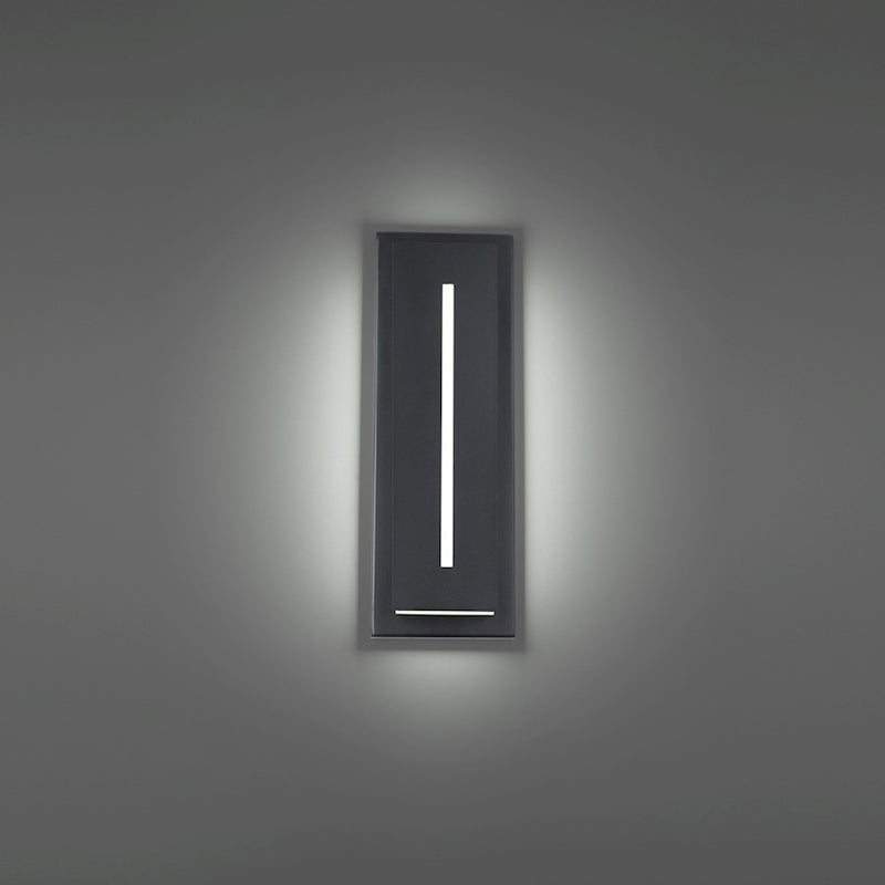 Modern Forms Midnight 1Lt 16" LED Wall, 3-CCT 3500K, Black
