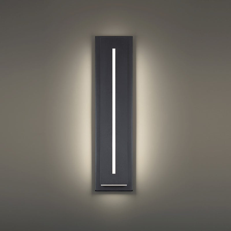 Modern Forms Midnight 1Lt 26" LED Wall, 3-CCT 3000K, Black