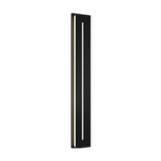 Modern Forms Midnight 46" LED Outdoor Wall Light, Black/White - WS-W66246-40-BK