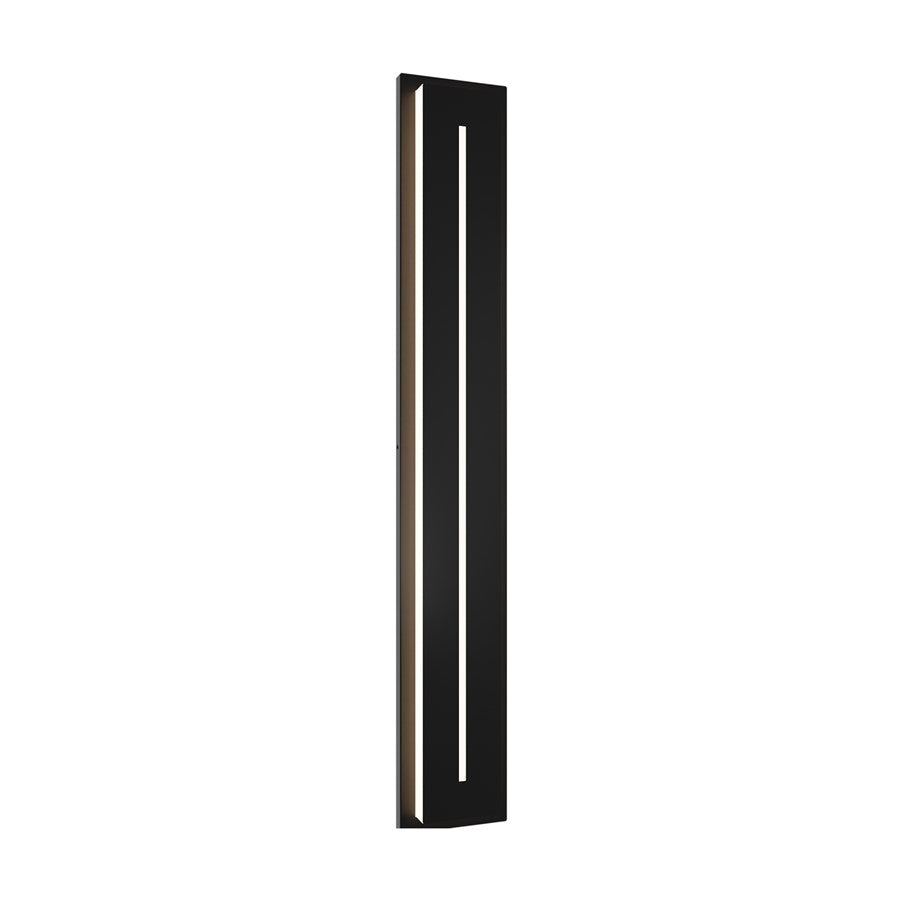 Modern Forms Midnight 46" LED Outdoor Wall Light, Black/White - WS-W66246-40-BK