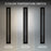 Modern Forms Midnight 56" LED Outdoor Wall Light, 3500K, Black/White
