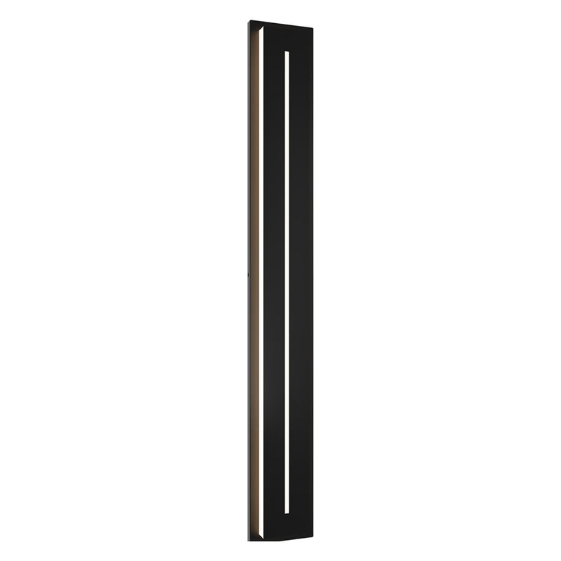 Modern Forms Midnight 66" LED Outdoor Wall Light/3500K, BK/WH - WS-W66266-35-BK