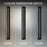 Modern Forms Midnight 66" LED Outdoor Wall Light, 3500K, Black/White