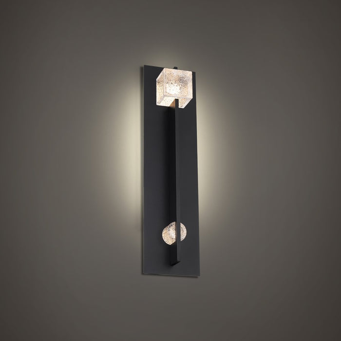 Modern Forms Scepter 2Lt 22" LED Outdoor Wall Light, Black/Textured