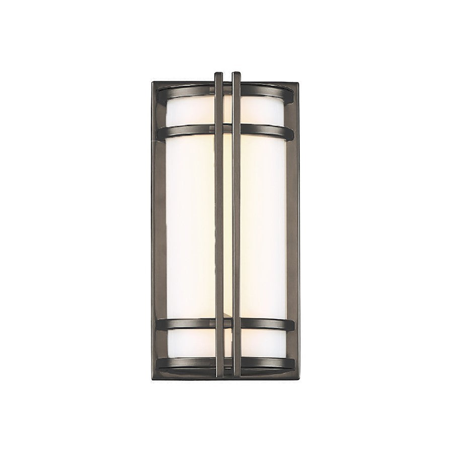 Modern Forms Skyscraper 1 Light 12" LED Wall Light/3000K, Bronze - WS-W68612-BZ