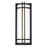 Modern Forms Skyscraper 1Lt 18" LED Wall Light/2700K, Black