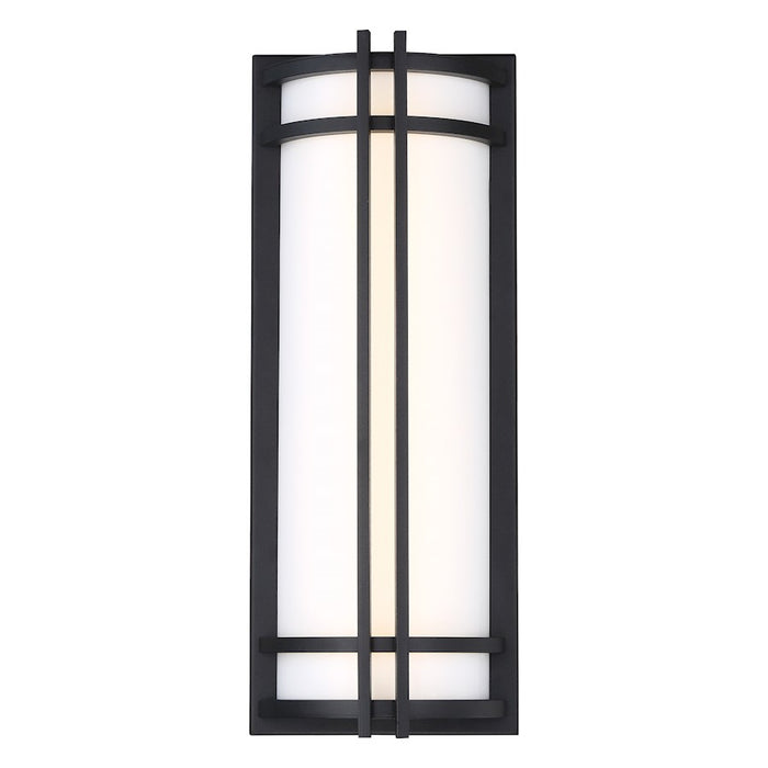 Modern Forms Skyscraper 1Lt 18" LED Wall Light/3500K, Black