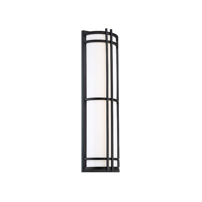 Modern Forms Skyscraper 1 Light 18" LED Wall Light/3000K, Black - WS-W68618-BK