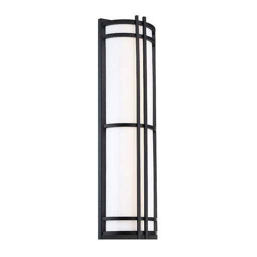 Modern Forms Skyscraper 1Lt 27" LED Wall Light/2700K, Black - WS-W68627-27-BK