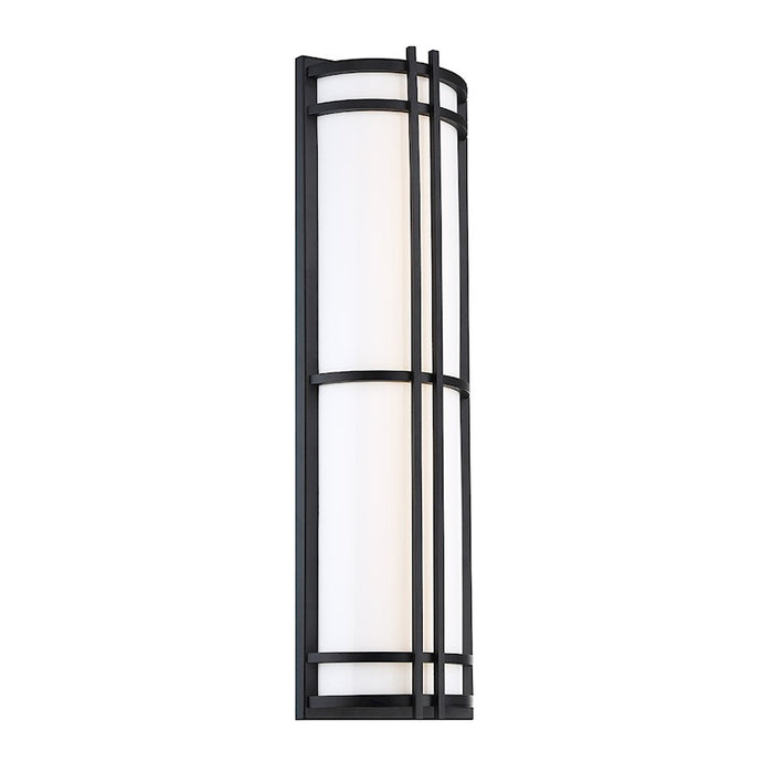 Modern Forms Skyscraper 1Lt 27" LED Wall Light/2700K, Black - WS-W68627-27-BK