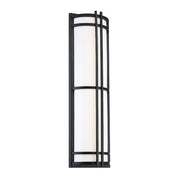 Modern Forms Skyscraper 1 Light 27" LED Wall Light/3000K, Black - WS-W68627-BK