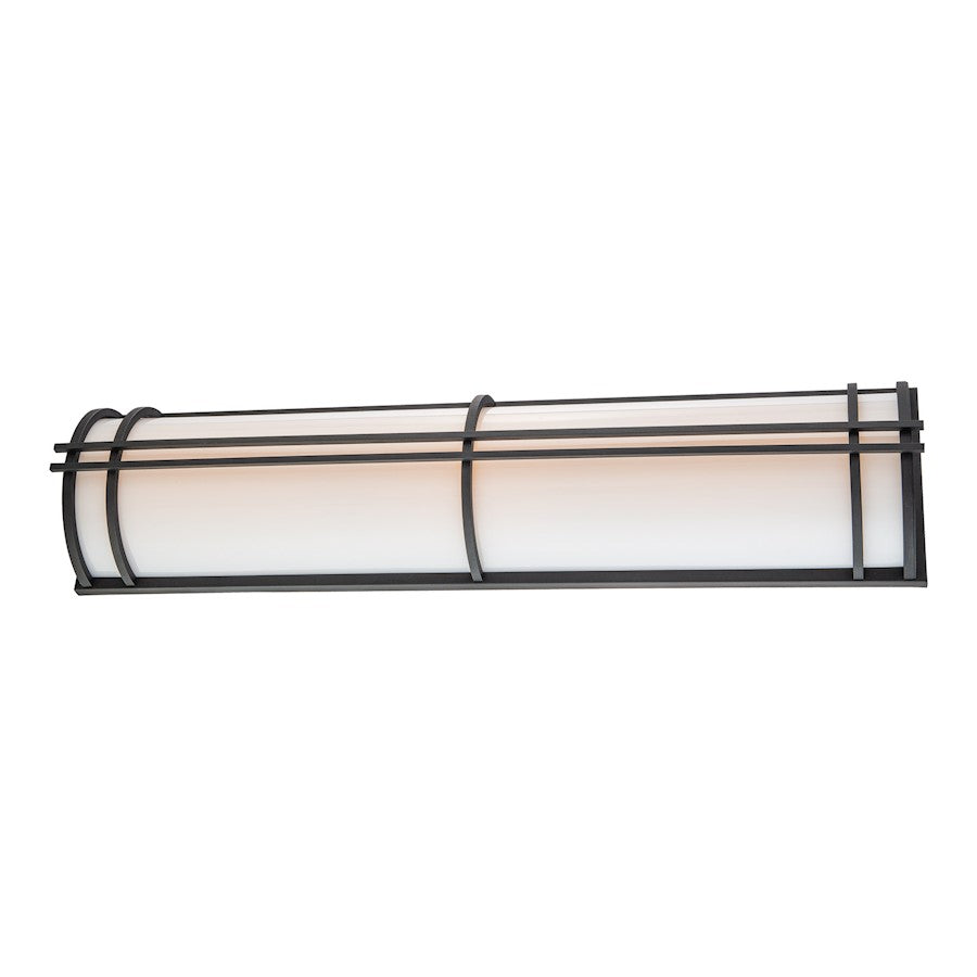 Modern Forms Skyscraper 1Lt 37" LED Wall Light, 3700K, Black - WS-W68637-27-BK