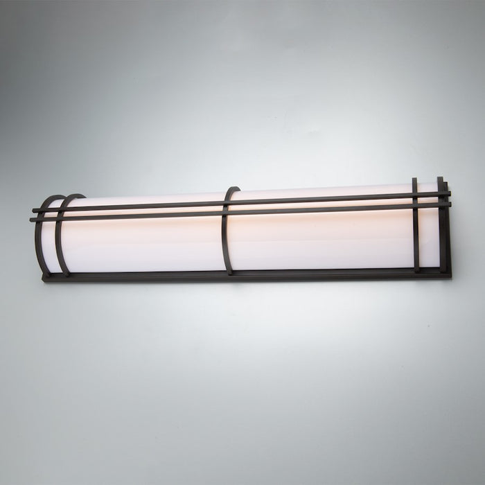 Modern Forms Skyscraper 1Lt 37" LED Wall Light, 3700K, Bronze