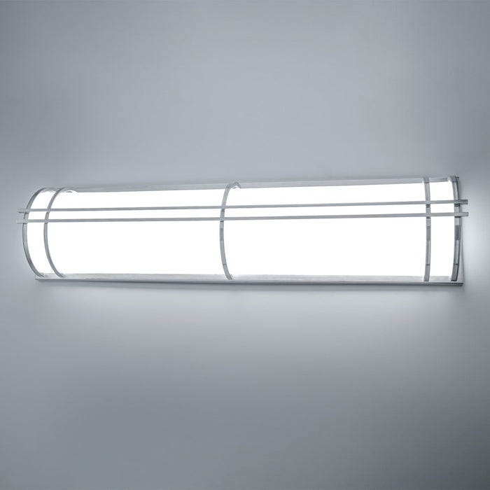 Modern Forms Skyscraper 1Lt 37" LED Wall Light, 3700K, Steel