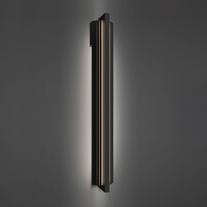 Modern Forms Krimp 1Lt 36" LED Outdoor Wall Light, Black