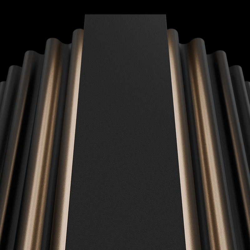Modern Forms Krimp 1Lt 36" LED Outdoor Wall Light, Black