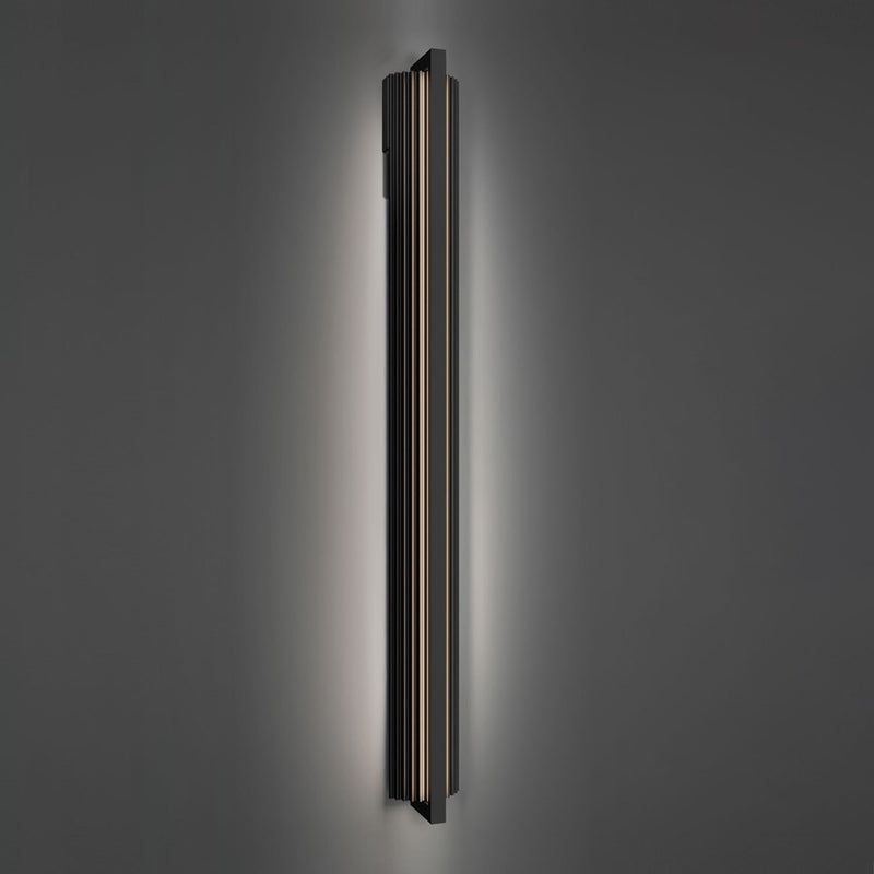 Modern Forms Krimp 1Lt 48" LED Outdoor Wall Light, Black