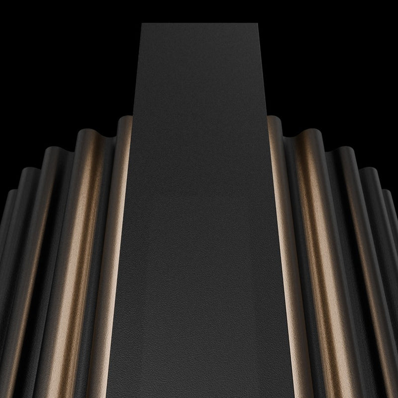 Modern Forms Krimp 1Lt 48" LED Outdoor Wall Light, Black