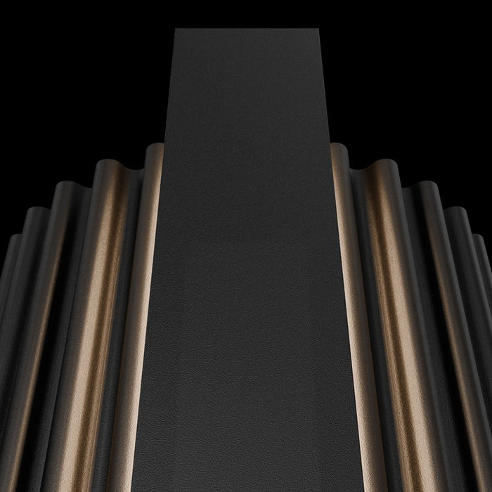 Modern Forms Krimp 1Lt 48" LED Outdoor Wall Light, Black