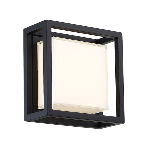 Modern Forms Framed 1 Light 8" LED Wall Light/3000K, Black - WS-W73608-BK