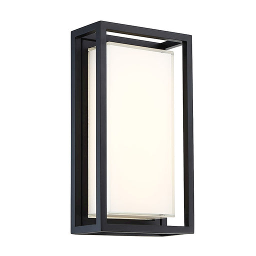 Modern Forms Framed 1 Light 14" LED Wall Light/3000K, Black - WS-W73614-BK