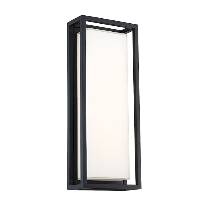 Modern Forms Framed 1 Light 20" LED Wall Light/3000K, Black - WS-W73620-BK