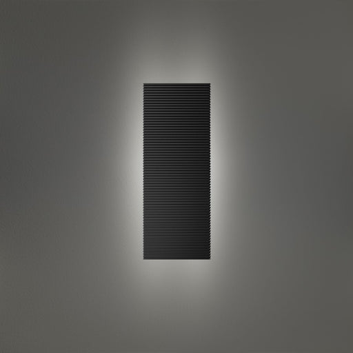 Modern Forms Pillar 2Lt 16" LED Outdoor Wall Light, 2700K, BK