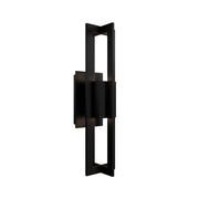 Modern Forms Gander 20" LED Outdoor Wall Light/3500K, Black - WS-W78520-35-BK