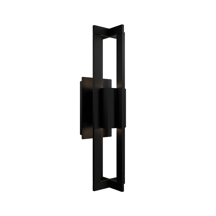 Modern Forms Gander 1Lt 20" LED Outdoor Wall Light, Black - WS-W78520-40-BK