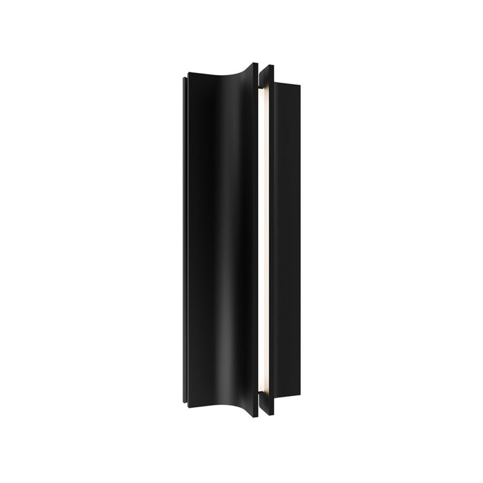 Modern Forms Strait 16" LED Outdoor Wall Light/3500K, Black - WS-W82516-35-BK