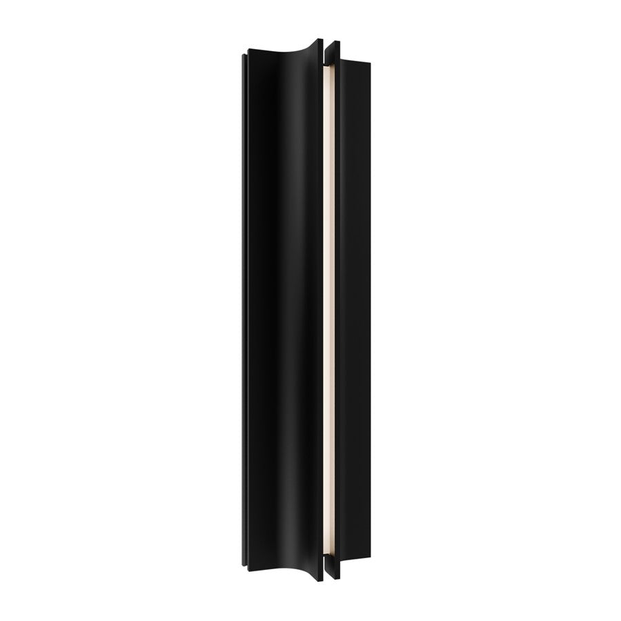 Modern Forms Strait 22" LED Outdoor Wall Light/2700K, Black - WS-W82522-27-BK
