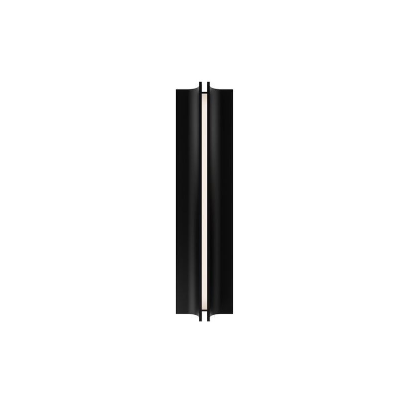 Modern Forms Strait 22" LED Outdoor Wall Light, 2700K, Black